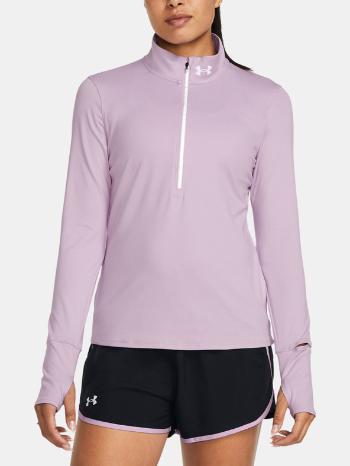 Under Armour UA Launch Pro Half Zip Triko Fialová