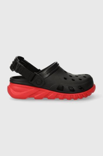 Dětské pantofle Crocs DUET MAX II červená barva