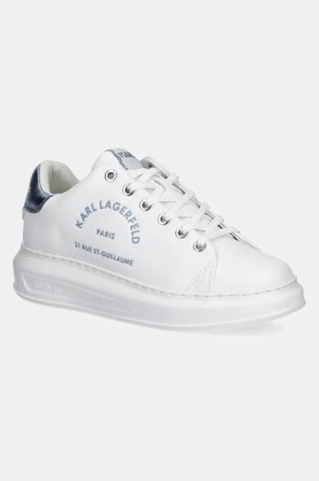 Kožené sneakers boty Karl Lagerfeld KAPRI bílá barva, KL62539F