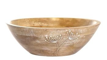 Dřevěná servírovací mísa z mangového dřeva Tours Bowl - Ø 30*10 cm 61080400