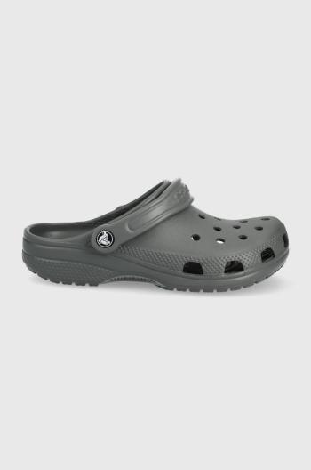 Pantofle Crocs šedá barva