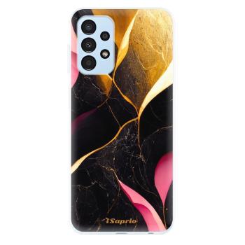 Odolné silikonové pouzdro iSaprio - Gold Pink Marble - Samsung Galaxy A13