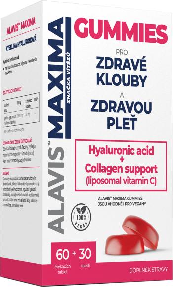 ALAVIS MAXIMA Gummies, 60 žuvacích tabliet + 30 kapsúl 30 kapslí