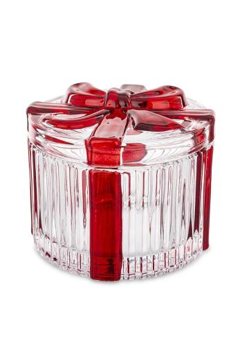 tartály fedővel 6 x 8 x 8 cm átlátszó