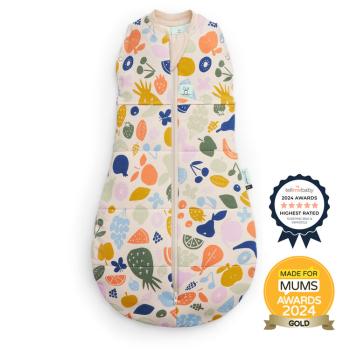 ERGOPOUCH Zavinovačka a vak na spaní 2v1 Cocoon Fruit Salad 6-12 m, 8-10 kg, 2,5 tog