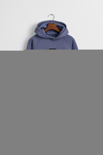 MIKINA GANT ARCHIVE SHIELD HOODIE DUSTY NAVY