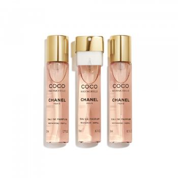 CHANEL COCO MADEMOISELLE TWIST AND SPRAY SADA NÁPLNÍ EAU DE PARFUM - 3X20ML NÁPLŇ 3x 20 ml