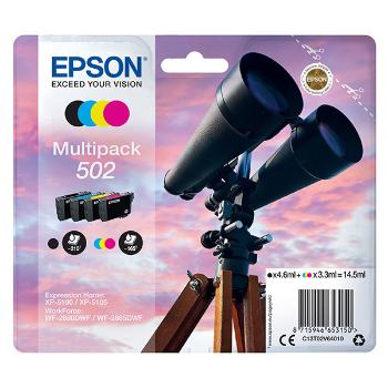 EPSON C13T02V64020 - originální cartridge, černá + barevná, 1x4,6ml/3x3,3ml