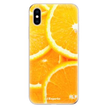 Odolné silikonové pouzdro iSaprio - Orange 10 - iPhone XS