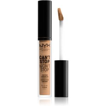 NYX Professional Makeup Can't Stop Won't Stop tekutý korektor odstín 7.5 Soft Beige 3.5 ml