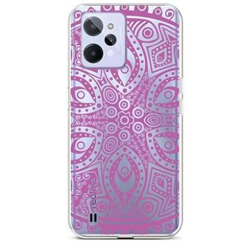 TopQ Kryt Realme C31 silikon Violet Mandala 74364 (Sun-74364)