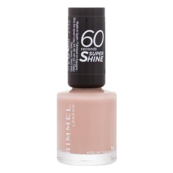 RIMMEL LONDON 60 Seconds lak na nehty Super Shine 708 Kiss In The Nude 8 ml