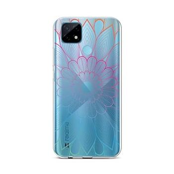 TopQ Kryt Realme C21 silikon Rainbow Mandala 59846 (Sun-59846)