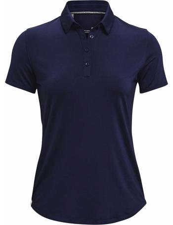 Dámské triko s límečkem Under Armour Zinger Short Sleeve Polo v modré barv vel. L