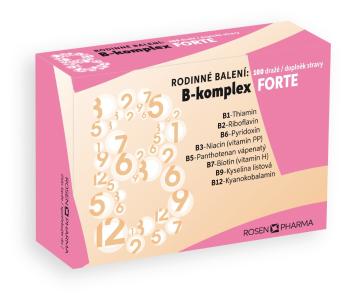 Rosen B-komplex FORTE rodinné balení 100 dražé