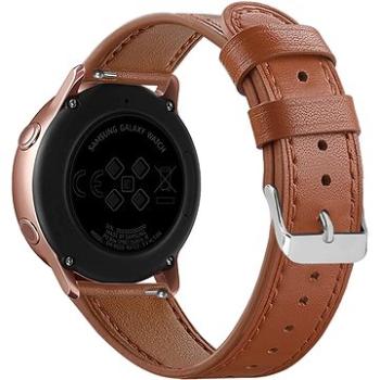 Eternico Leather Band universal Quick Release 20mm hnědý (AET-SMQRLEA25C-20)