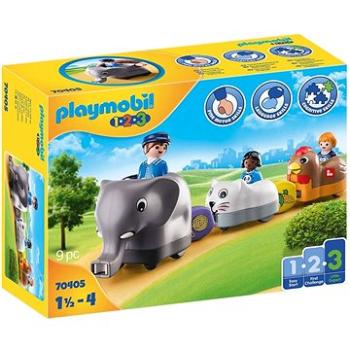 Playmobil 70405 Můj tahací vláček se zvířátky (4008789704054)