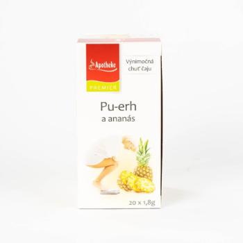 Apotheke Čaj pu erh a ananas 20 x 1,8 g