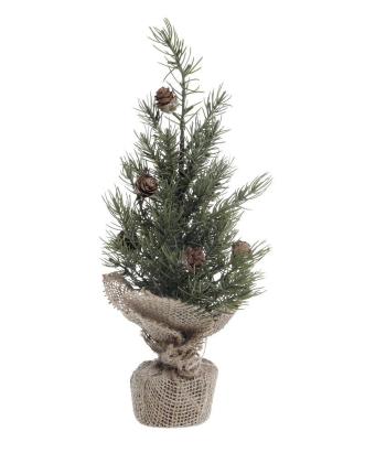 Zelený vánoční borovicový stromek v jutě Fleur Pine Tree - 30 cm 39098300