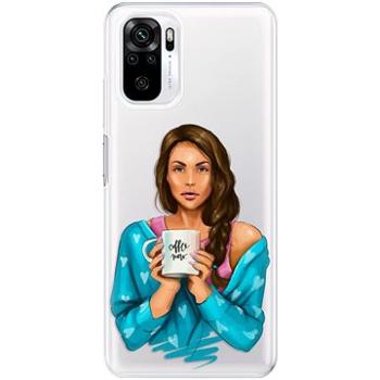 iSaprio Coffe Now - Brunette pro Xiaomi Redmi Note 10 / Note 10S (cofnobru-TPU3-RmiN10s)