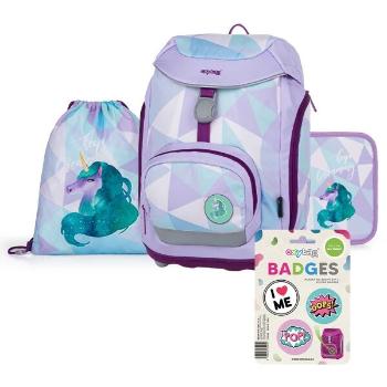 Oxybag SHERPY UNICORN Školní set, fialová, velikost