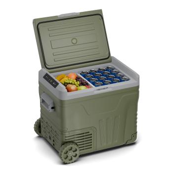 Klarstein PolarForce 50L kompresorový chladící box| LCD panel, osvětlení, off-road, ochrana baterie, 12V/230V