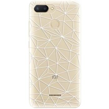 iSaprio Abstract Triangles 03 - white pro Xiaomi Redmi 6 (trian03w-TPU2_XiRmi6)