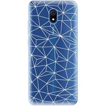 iSaprio Abstract Triangles 03 - white pro Xiaomi Redmi 8A (trian03w-TPU3_Rmi8A)