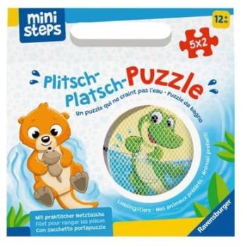 Ravensburger ministeps® Plitsch-Platsch-Puzzle oblíbená zvířata