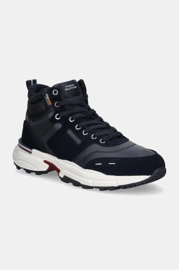 Sneakers boty Tommy Hilfiger M RUNNER CORDURA HI LTH MIX tmavomodrá barva, FM0FM05222