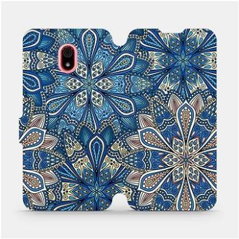 Flipové pouzdro na mobil Xiaomi Redmi 8a - V108P Modré mandala květy (5903516077977)