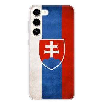 Odolné silikonové pouzdro iSaprio - Slovakia Flag - Samsung Galaxy S23+ 5G