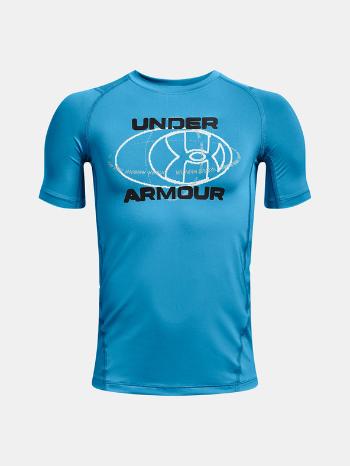 Under Armour UA HG Armour Novelty SS Triko dětské Modrá