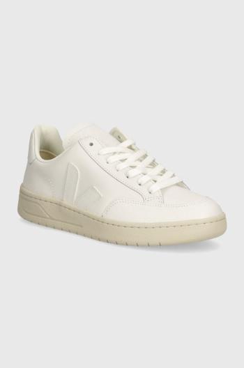 Kožené sneakers boty Veja V-12 Leather XD022297 bílá barva