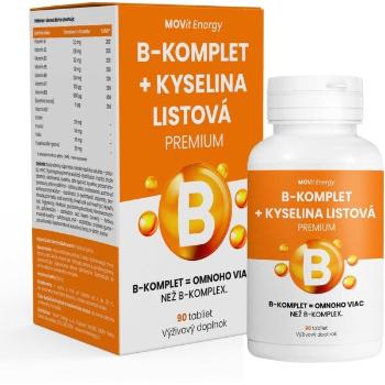 MOVIT ENERGY MOVIT B-KOMPLET 1 KYSELINA LISTOVÁ PREMIUM 90 TABLET Doplněk stravy, , velikost