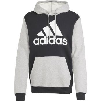 adidas ESSENTIALS FLEECE BIG LOGO HOODIE Pánská mikina, černá, velikost