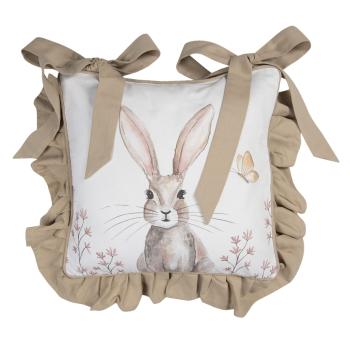 Potah na podsedák s kanýrem Rustic Easter Bunny - 40*40 cm REB25