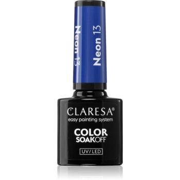 Claresa SoakOff UV/LED Color Neon gelový lak na nehty odstín 13 5 g