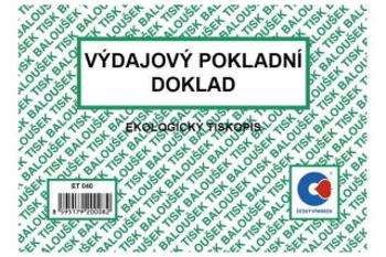 Výdajový pokladní doklad A6