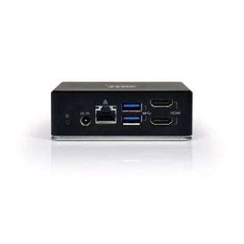 PORT CONNECT Dokovací stanice 8v1 USB-C, USB-A, dual video, HDMI, Ethernet, audio, USB 3.0 (901908)