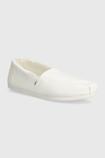 Espadrilky Toms Alpargata bílá barva, 10020655