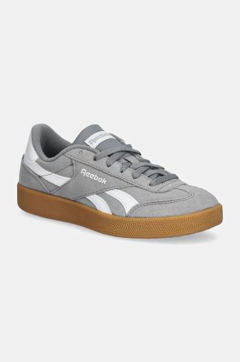 Semišové sneakers boty Reebok Classic Reebok Smash Edge šedá barva, 100212578