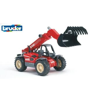 Bruder 2125 Konstrukční vozy Manitou MLT 633 nakladač s teleskopickým ramenem, 1:16