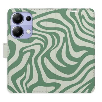 Flipové pouzdro iSaprio - Zebra Green 02 - Xiaomi Redmi Note 13 Pro