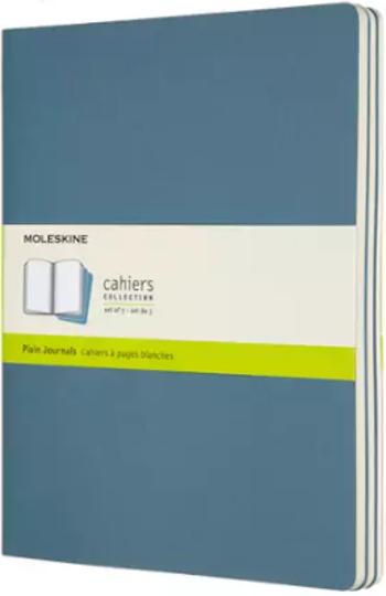 Moleskine Sešity 3 ks modré XL, čisté