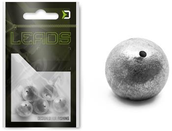 Delphin priebežné olovo leads gulička s otvorom - 18 g 5 ks