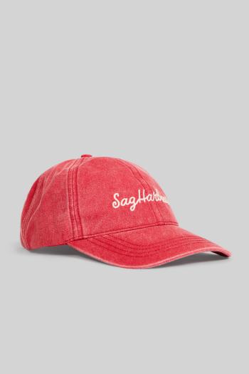 KŠILTOVKA GANT SUNFADED CITY SH CAP BRIGHT RED