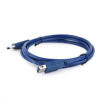 Kabel CABLEXPERT CCP-USB3-AMAF-6 USB A-A 1,8m 3.0 prodlužovací, modrý