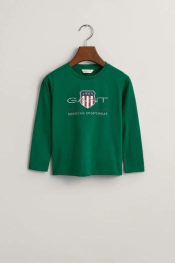TRIČKO GANT ARCHIVE SHIELD LS T-SHIRT WILD GREEN