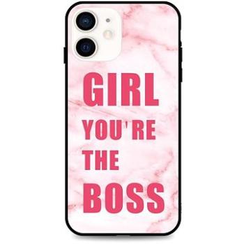 TopQ LUXURY iPhone 12 mini pevný Girl Boss 53374 (Sun-53374)